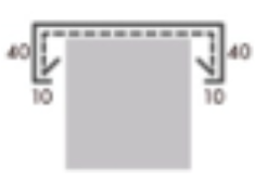 ECLISSE DE COUVERTINE GRIS ANTHRACITE RAL 7016 – Image 2
