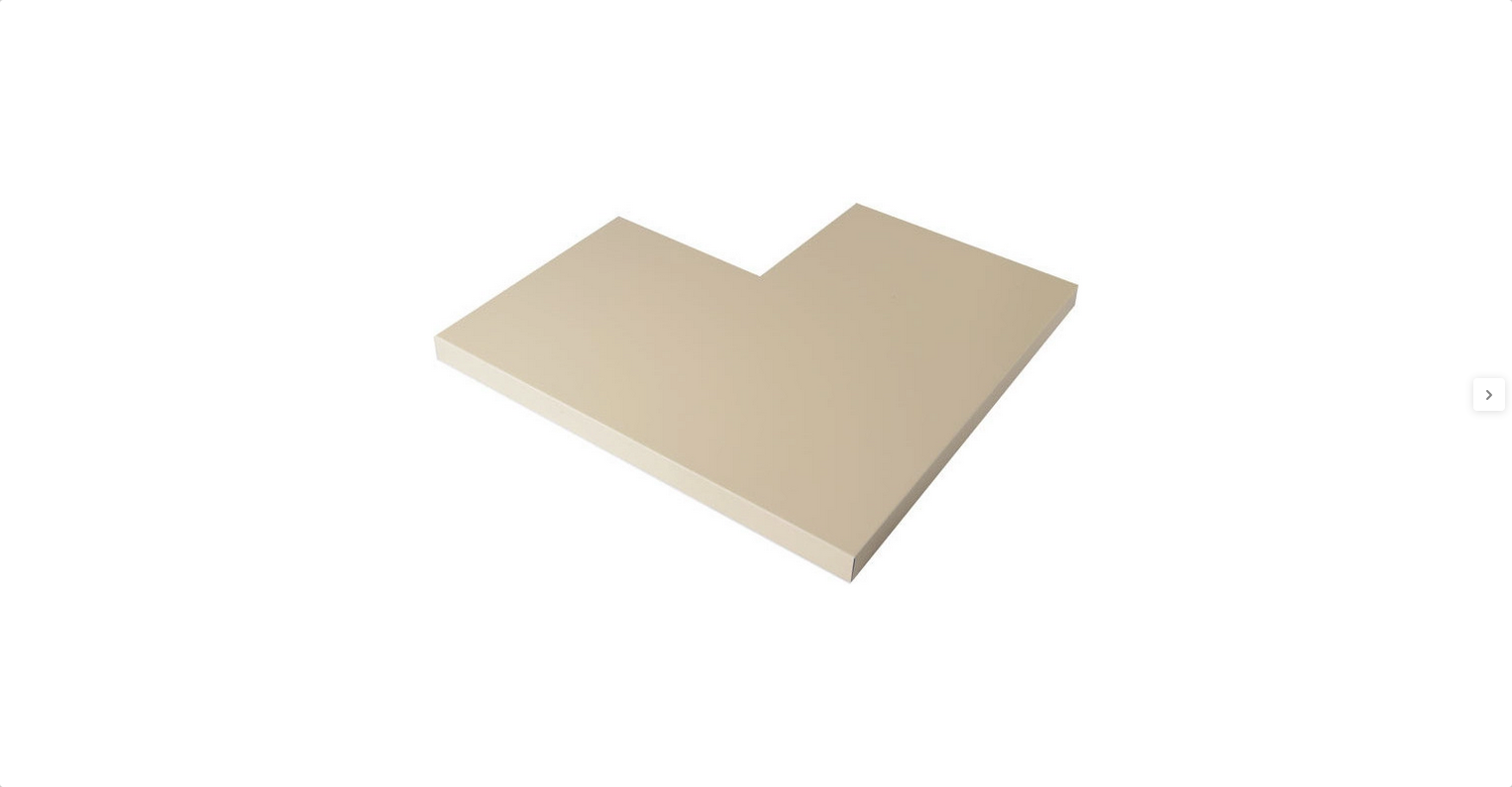 ANGLE 90° POUR COUVERTINE SABLE / IVOIRE RAL 1015