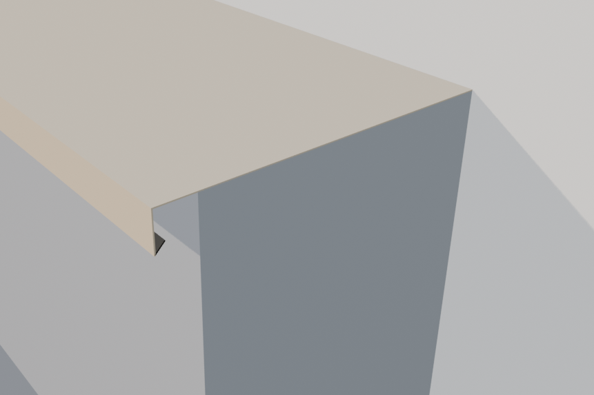 BAVETTE SIMPLE SABLE/IVOIRE RAL 1015