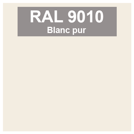 BAVETTE SIMPLE BLANC RAL 9010 – Image 3